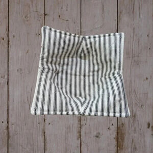 Microwave Bowl Cozy, Reversible Cows and Black and White Ticking